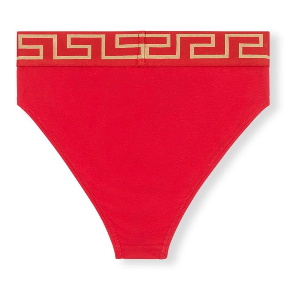 ❌SOLD❤️Versace Greek Border High Leg Jersey Briefs NWT - Picture 4 of 6